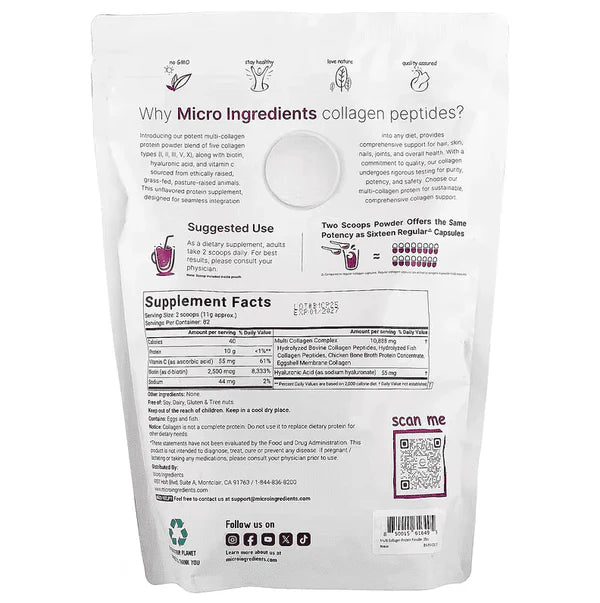 Colágeno con péptidos